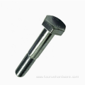 Steel galvanized grade 5.8 hexagonal bolts